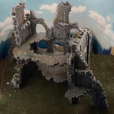 Ulvheim B2 – Modular Fantasy Ruins 3D Printer Model