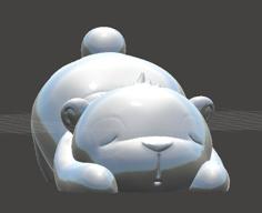 Sleeping Panda (no Supports) 3D Printer Model