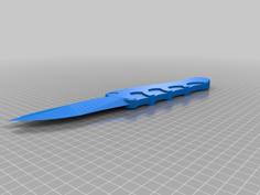 Survival Knife 3D Printer Model