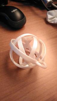 Christmas Decoration To Gyroscope 3D Printer Model