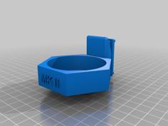 VW Golf MK 2 – Cupholder 3D Printer Model