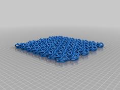 Revised Chain Mail (Hex Version) 3D Printer Model