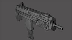 Submachine Gun 3D Printer Model