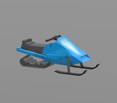 Snowmobile H0 Scale Remix 3D Printer Model