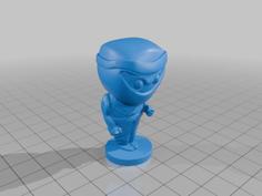 Little Ninja Figurine Toy 3D Printer Model