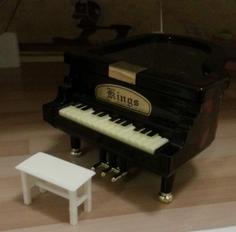 Piano Bench 3D Printer Model