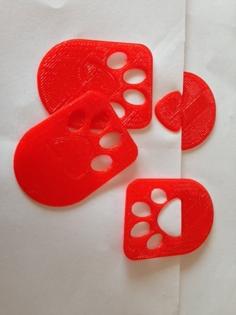 Paw-Bookmark / Paw-Paperclip 3D Printer Model