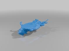 Full Body Texas Horned Toad 3D Printer Model