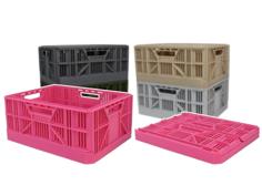 Miniature Collapsible Crate 3D Printer Model