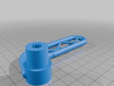 Targa Top Handle For A Del Sol 3D Printer Model