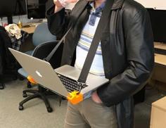 Laptop Tummy Holder 3D Printer Model