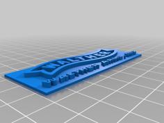 Walther Arms Logo 3D Printer Model