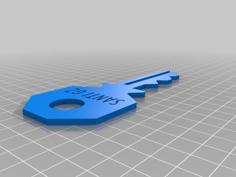 LLAVE CON MI NOMBRE 3D Printer Model