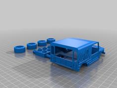 Coca Cola Transport Jeep Duplo 3D Printer Model