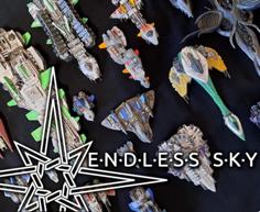 Endless Sky Starship Collection 1:2000 Scale 3D Printer Model