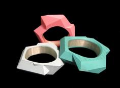 Geometric Bracelet 3D Printer Model