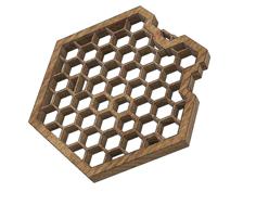 Hexagon Art (beehive) 3D Printer Model