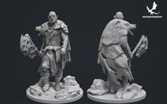 Orc Champion 3D Printer Model