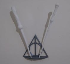 Harry Potter Wall-Mounted 5-Wand Holder 3D Printer Model