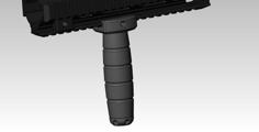 Airsoft Rail System Front Grip 3D Printer Model