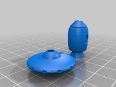 Space Themed Spoke Beads 3D Printer Model