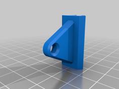 Press-In Filament Guide 3D Printer Model