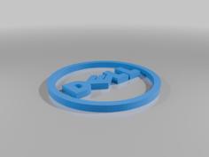 Dell Logo 3D Printer Model