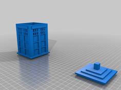 Tardis LED Lamp 3D Printer Model