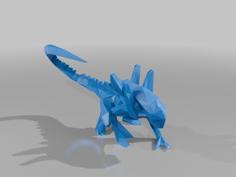 Low Poly Xenomorph 3D Printer Model