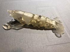 Crayfish Articulated Lure 3D Printer Model