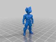 Goku SSJ Dragon Ball 3D Printer 3D Printer Model