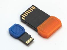 SD Card Grip 3D Printer Model