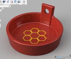 Mounted Bee Feeder 3D Printer Model