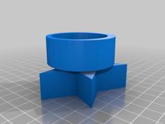 Star Tea Light Candle Holder 3D Printer Model