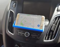 Car CD Slot Phone Holder 3D Printer Model