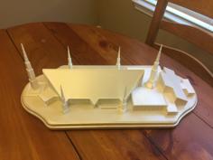 Dallas Temple, Internal Lighting, Remix 3D Printer Model