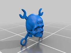 Local Motors Labs Skull Badge 3D Printer Model