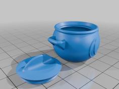 Magic Cauldron Cache Without Star 3D Printer Model