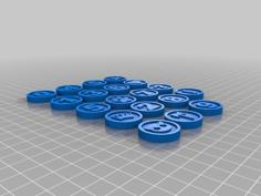 D&D Tokens 3D Printer Model