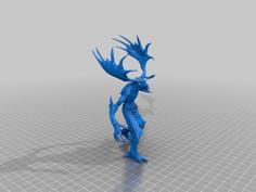 Wendigo Nature Giant – First Try At Dynamic Posing 3D Printer Model