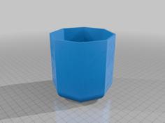 Plant Pot With Drainy – SilverDragon23 3D Printer Model