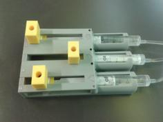 Remote For Hydraulic/Pneumatic Arm With Syringes 3D Printer Model