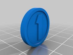 Game Token Coins 3D Printer Model