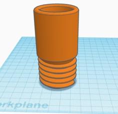 DeWalt DWV9000 Threaded Vacuum Adapter 3D Printer Model