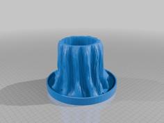 Stump Planter Pot 3D Printer Model