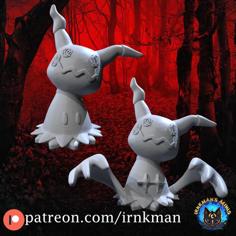 Mimikyu (Pokemon 35mm True Scale) 3D Printer Model