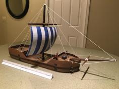 Sailing Ship For Table Top Games (Saltmarsh DnD) 3D Printer Model