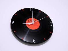 Vinyl Clock 3D Printer Model