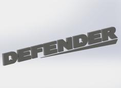 Defender 3D Printer Model