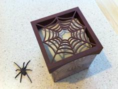 Tissue Box Spider Web Rim 3D Printer Model